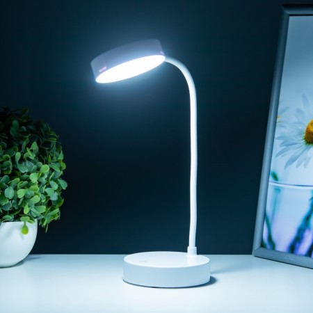 Alser table lamp LED 3W AKB USB white 9.8x9.8x38 cm Risalux-2