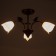 Susana chandelier 3x15W E27 brown/gold 53x53x32cm Bayerlux