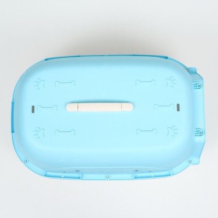Carriage for animals is plastic, 58 x 40 x 36 cm, blue 4731749-5