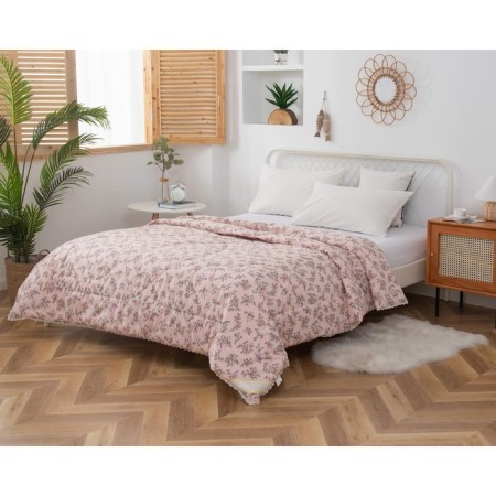 Valentine's blanket, size 160x220 cm, peach color-1