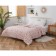 Valentine's blanket, size 160x220 cm, peach color