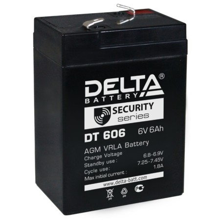 Battery Delta DT 606 (6V / 6AH)