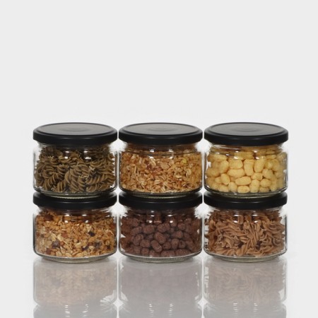 A set of glass jars with a conservation lid, TO-82 mm, for candles, 0.25 l, 6 pcs-5