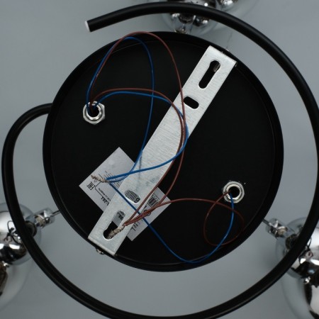 Redo chandelier 3he27 40w Black-chromium 45x45x28 cm-7