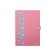 The Carthetele folder on the A4 button, Erichkrause "Diagonal Pastel", with 4 departments, plastic, mix