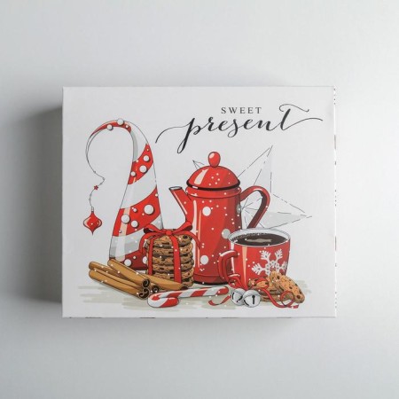 Pressent confectionery packaging, 20 x 17 x 6 cm, New Year-3