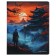 Notebook of 48 sheets in a cage on a clip "Samurai", cover coated cardboard, twin-fluid, UF-flus, OFSET block, mix