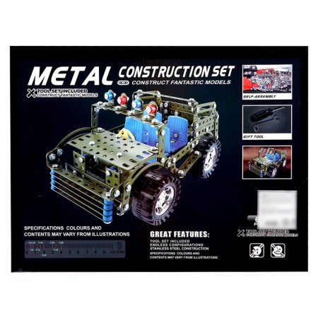 Metal designer "Military jeep", 283 parts-3