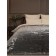 Texrepublic blanket, size 200x220 cm, gray color