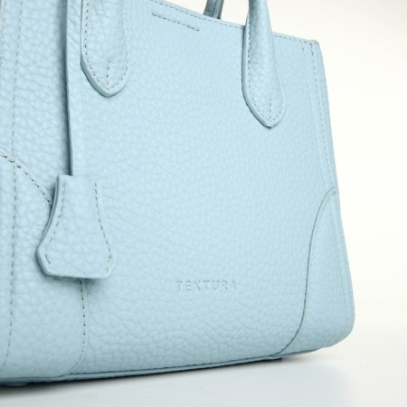 TEXTURA wives bag, 25*7*21, OD with zipper, belt regulus, blue-6