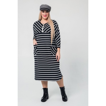 Female dress, size 62, black color-8
