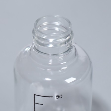 A bottle for storage, with a spray, with a division scale, 50 ml, white/transparent color-6