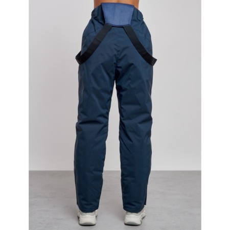 Ski suit female winter, size 58, blue color-13