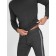 Male thermal underwear, size 52-54, dark gray color