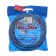 Torso towing cable, metal in PVC braid, 4m, 8 tons, 2 hooks