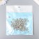 Decor for creativity plastic "Stars" silver set 100 pcs 1x1 cm