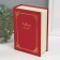 Casket to the leatherette for jewelry "Magic Book" Red 15.5x21.5x7 cm