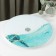 Glass stand for a cake rotating Magistro "Marble Breeze", D = 32 cm, Blue Color