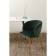 Coral chair, 560 × 500 × 850 mm, velor, green color