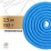 Racking for rhythmic gymnastics weighted Grace Dance, 2.5 m, blue color