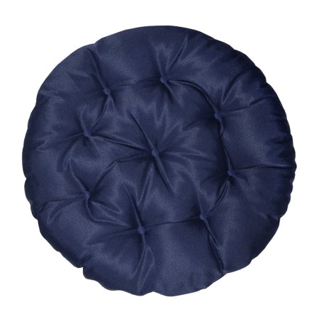 The pillow is round to the water-shaped d60 cm, the color is dark blue, Greta is 20%, polyester 80%-1