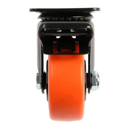 Furniture wheel CAPPIO, D = 75 mm, rotary, with a stop, PVC coating-2