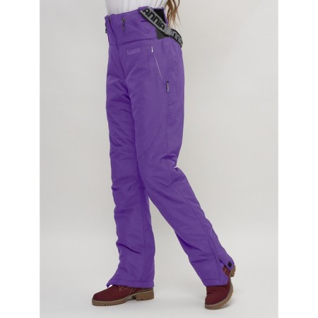 Ski pants female, size 50, purple color-13