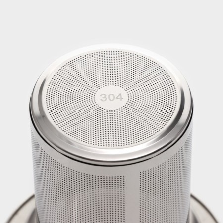 Glass teapot Magistro "Sheidi", 500 ml, with metal sieve, plastic flask-6