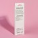 Falbled nails, 24 pcs, with glue plates, soft square shape, beige/white color