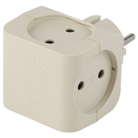SP-4-I-I-I-I Roset for 4 sockets without grounding 16a ivory