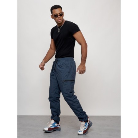 Sports male winter, size 54, blue color-3