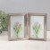 Photo frame Plastic in 2 photos 10x15 cm "The wavy line on silver"