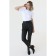 Artificial leather pants with high planting, size 46