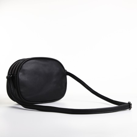 Bag Women's Cross-Bodi with a zipper, black color-1