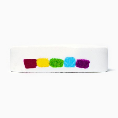 The bathtub "cloud", white, rainbow, 150 g-1