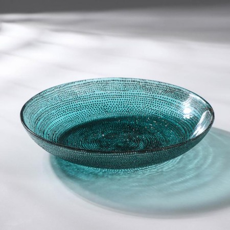 Inspiration salad bowl, d = 30 cm, turquoise color