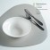 Plate porcelain deep shade White Label, 500 ml, d = 17.5 cm, white color