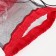 Back for shoes on the lace, the color is red