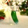 Christmas tree toy "cucumber-2" 8.9 cm