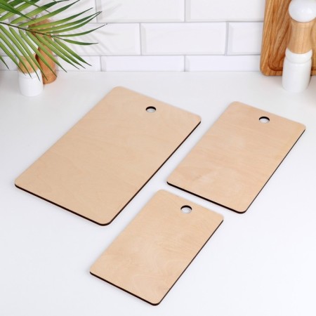Set of cutting boards "rectangle" 3 pcs-2