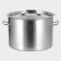Hanna Knovell stainless steel pan with a lid, 25 l, d = 36 cm, h = 24 cm, wall thickness 0.8 mm