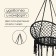Hammock maclay, wicker, 60x80 cm, black color