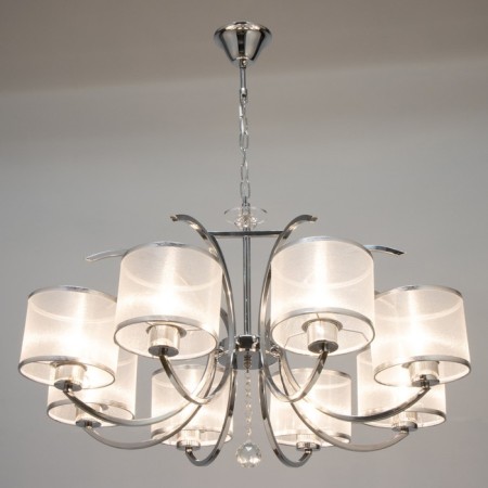 Chandelier 91307/8 E27 40W chrome 82x82x85 cm Bayerlux-2