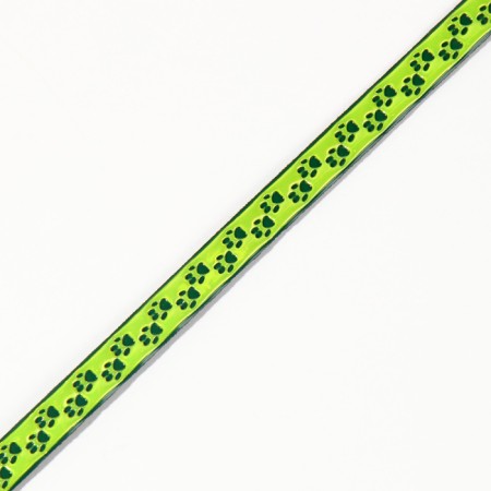 The collar of the reflective "footprints", 29 x 1 cm, a mix of flowers-3