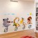 Sticker Plastic Interior color "Beasts Musicians on Monocycle" 60x90 cm
