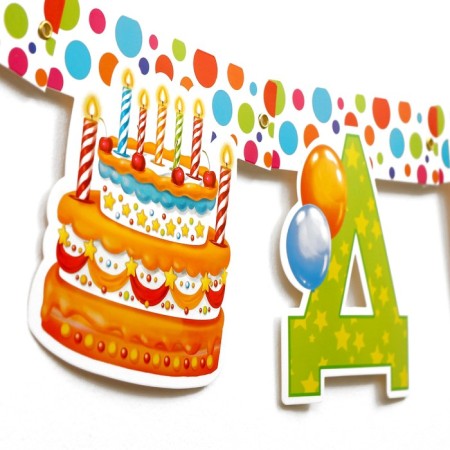 Girland "Happy Birthday!", On the grows-2