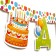 Girland "Happy Birthday!", On the grows