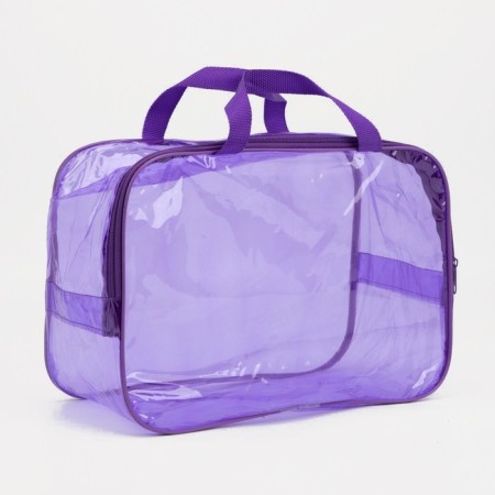 Lightning cosmetic bag, purple color-1