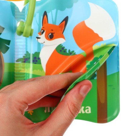 Book - a toy for the bath "Forest animals", Kroshka I-4