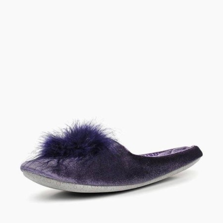 Slippers # 11 women, size 35.5, purple color